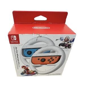 NEW Nintendo Switch Joy-Con Wheel Set of 2 Works for Mario Kart! Unopened!SEALED